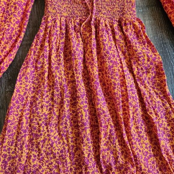 Peony Swimwear Gathered Midi Dress in Garden Party Size 6 US XS NWT - Picture 5 of 14